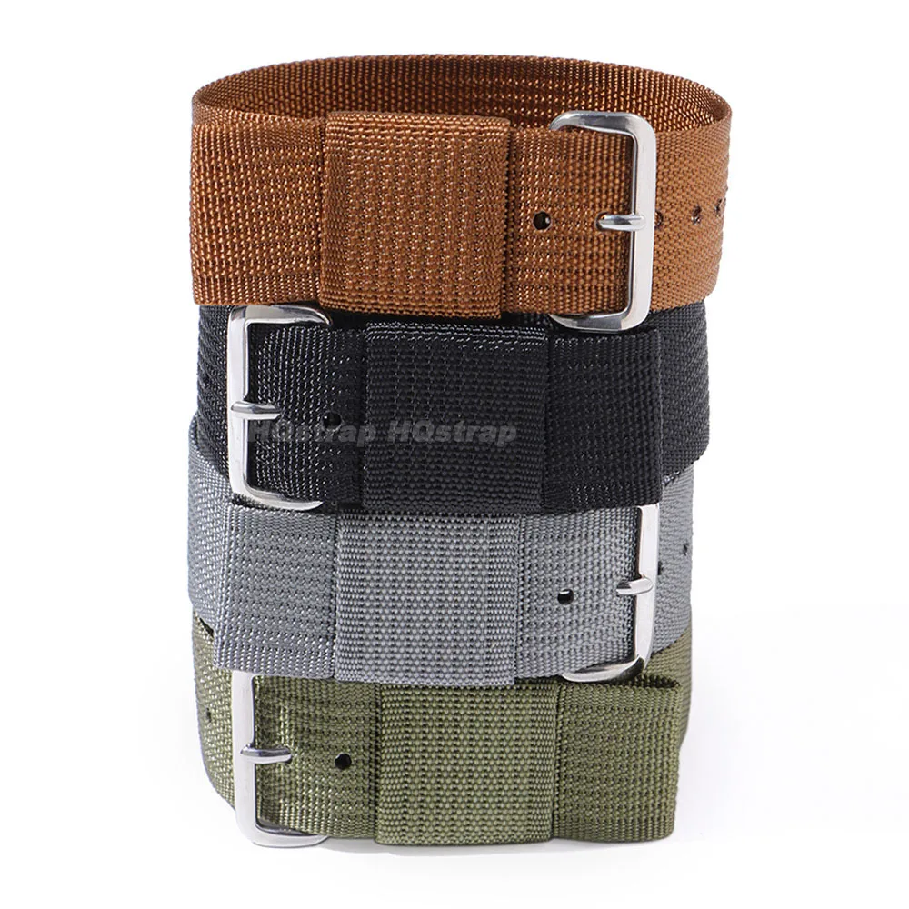 Military Style Nylon Canvas Watch Strap – Soft, Durable, and Stylish Replacement Wristband