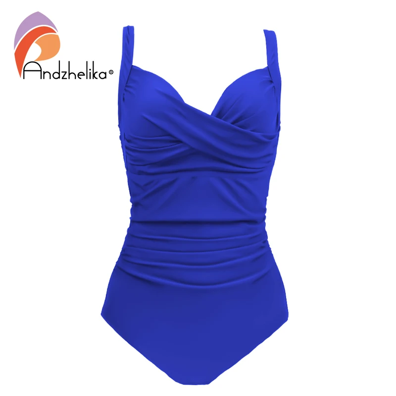 Andzhelika Solid Sexy Womens One Piece Swimsuits Athletic Bathing Suit for Teen  Girls Sport Swimming Training Swimwear Monokini - AliExpress