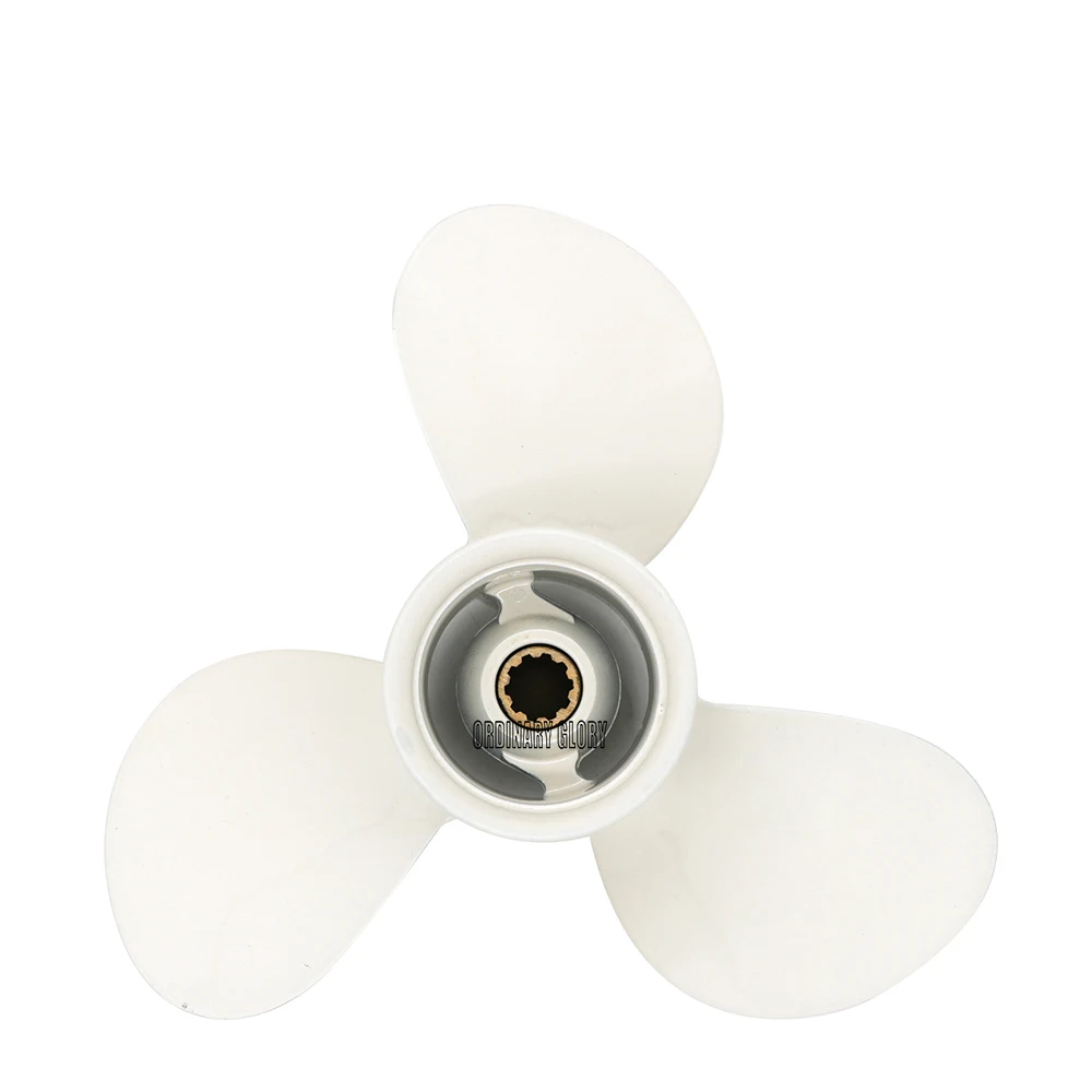 9 7/8 x 13 Marine Boat Outboard propeller For Yamaha 20-30HP 664-45949-02-EL Aluminum Alloy 3 Blades 10 Spline Tooth,boat engine parts
