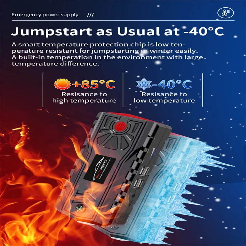 99800mAh Car Jump Starter Power Bank 5000A Auto Emergency Battery Booster Starting Device Charger Diesel Petrol Cars Camping car jump starter,jump starter,car battery charger,portable battery charger