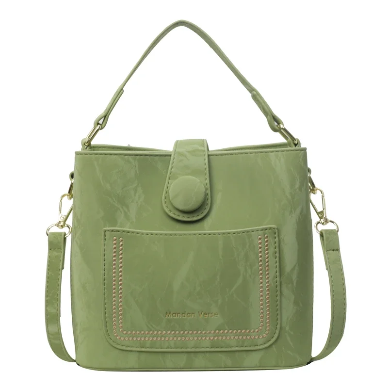 thumbnail image 1 of Bolsos de hombro para mujer nuevos con cierre de hilo de coser, bolsos de mujer en oferta 2024, bolsos de mano sencillos de alta calidad, bolsas femeninas, 1 of 5