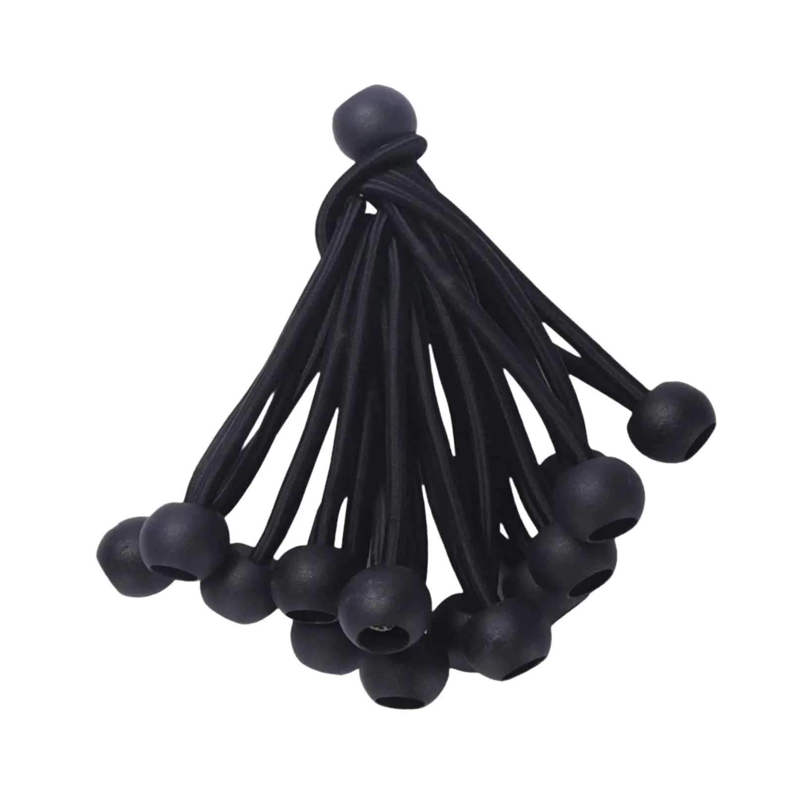 36 Pieces Ball Bungee Cords Fitness Practical Elastic Trampoline Elastic Ropes Bungee Ropes for Tarp Wires Poles Straps Outdoor 2