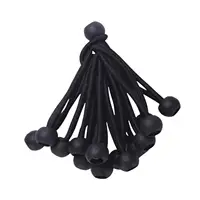 36 Pieces Ball Bungee Cords Fitness Practical Elastic Trampoline Elastic Ropes Bungee Ropes for Tarp Wires Poles Straps Outdoor 2