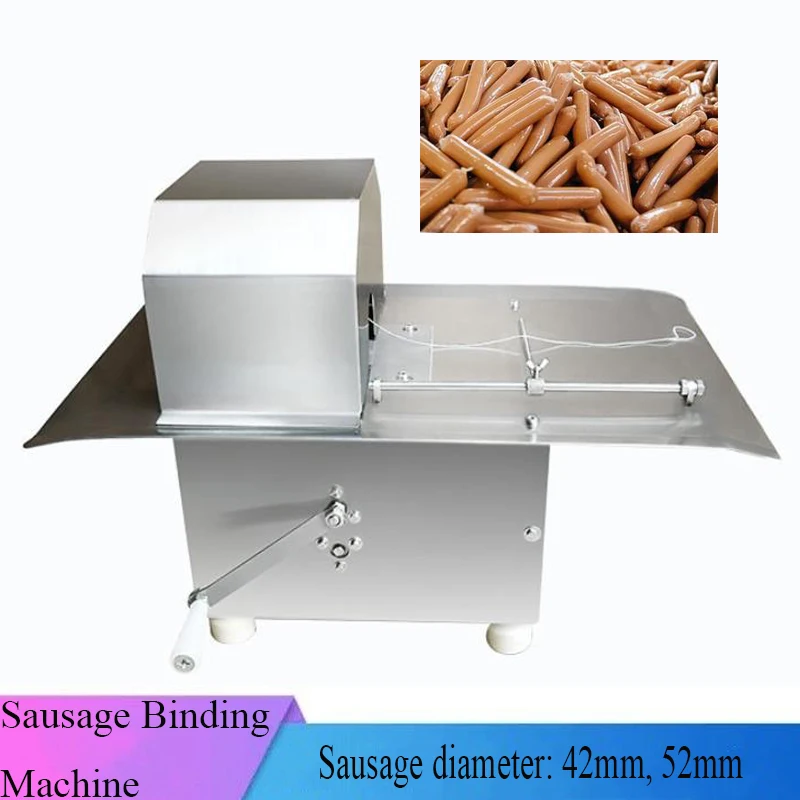 

Kitchen Manual Sausage Twisting Knotting Tying Binding Linker Machine Hot Dog Linking Binder Machinery Ham Winding Knotter