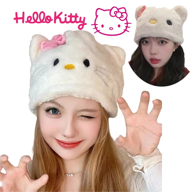 1pc Kids Plush Hat With Cat Ears, Warm And Windproof Cap, Cartoon