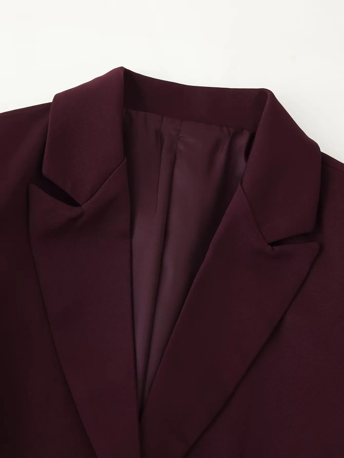 Women Elegant Suit Leg Pants Sets Or Lady Single Button Long Sleeved Blazers Jacket With Shoulder Pad Or Lady Straight-Leg Pants