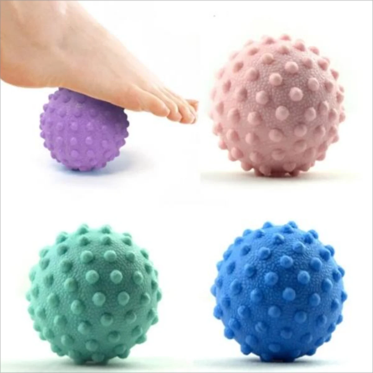 Durable TPE Spiky Ball Massager Hedgehog 4.5cm