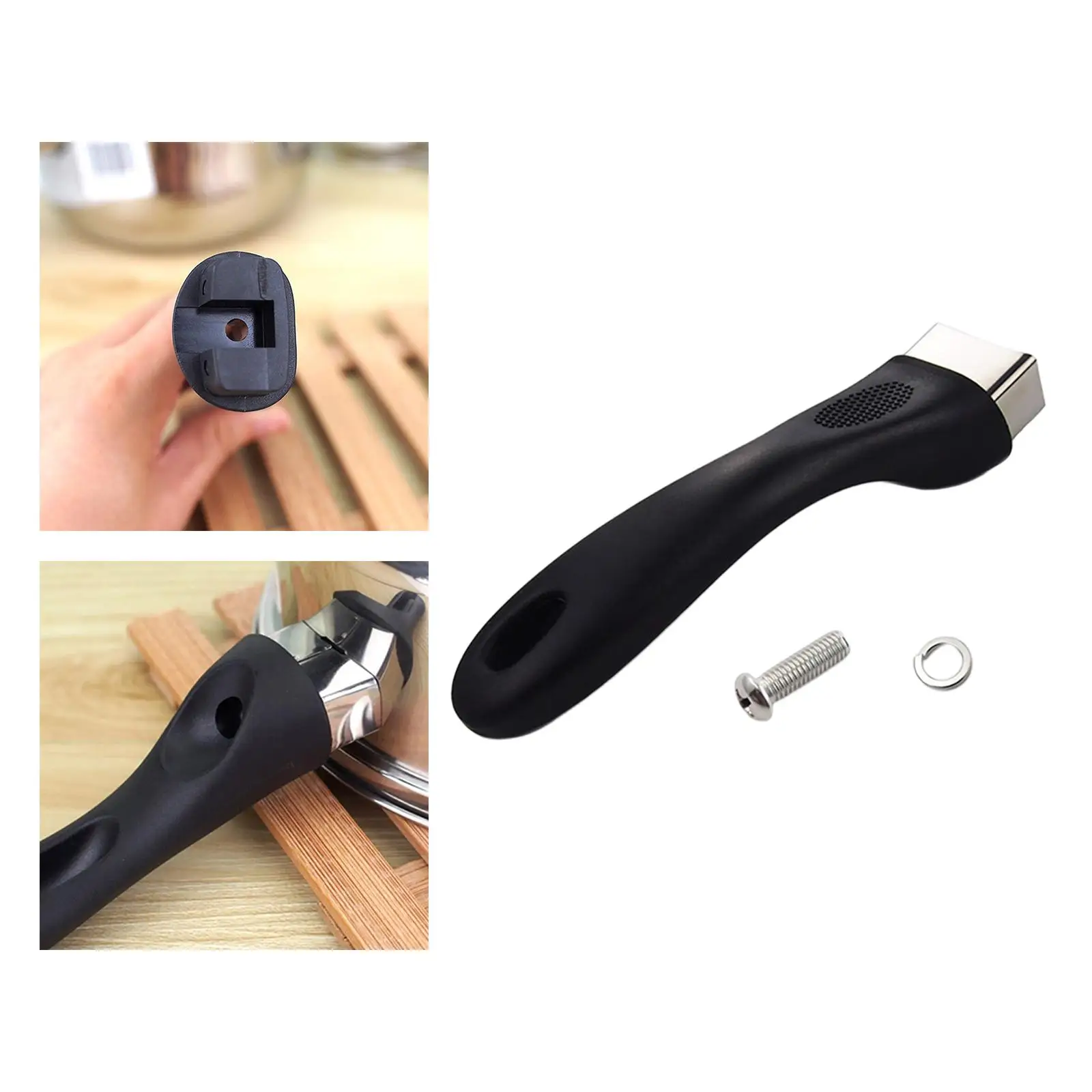 Pan Handle Cover Universal Long Handle Replacement Hand Grip Pot Handle Grip Handgrip Scald Proof Bakelite Pot for Kitchen cooking