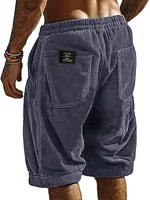 Nouveaux shorts décontractés en velours côtelé rétro pour hommes 2026, pantalons de survêtement unis tendance pour hommes, shorts en velours côtelé Harajuku, nouveaux vêtements pour hommes 2