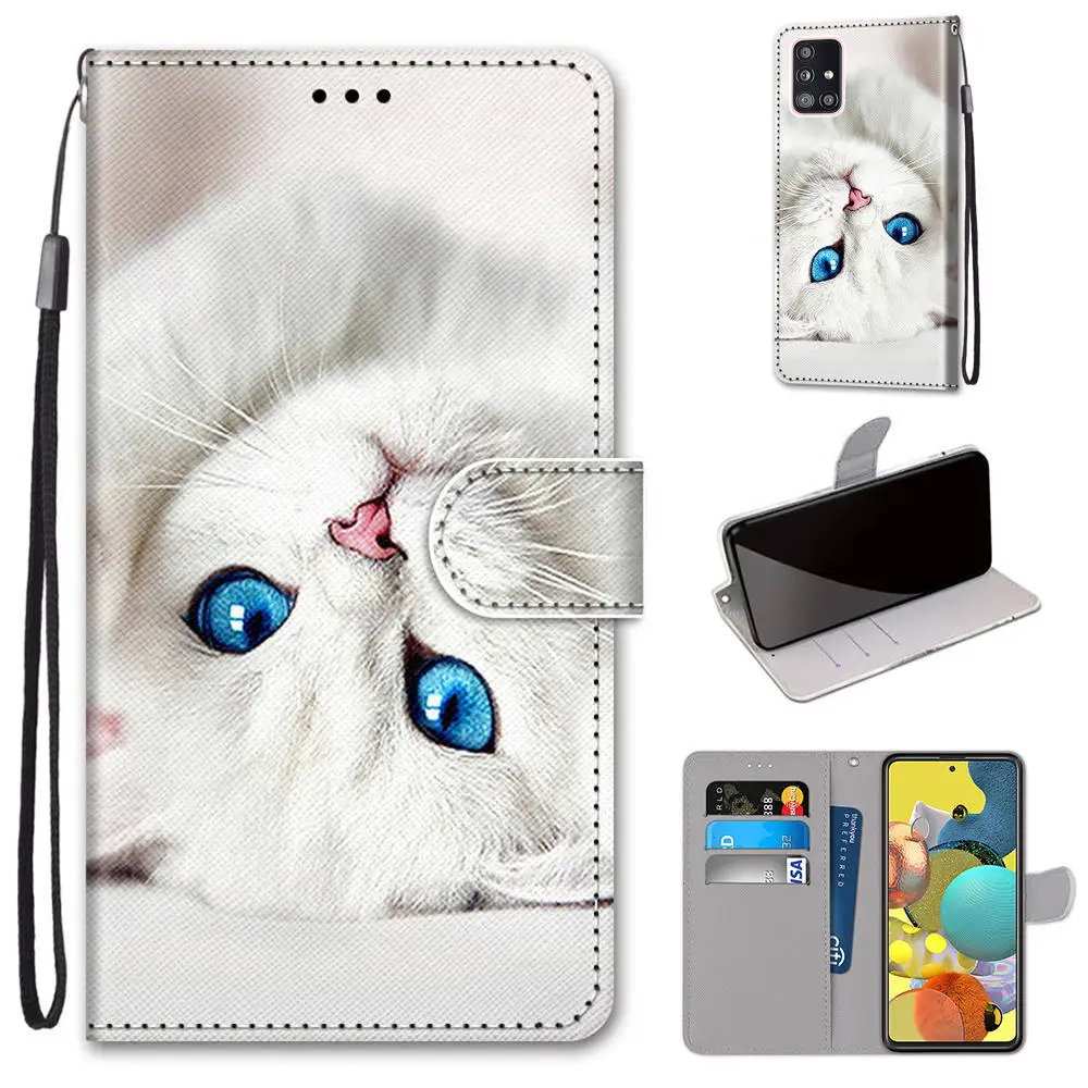 Adorable Floral Animal Kids Holster Wallet Cover