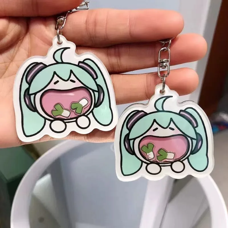 

Japanese anime peripheral Hatsune Miku accessories Shake-up pendant Shake-up acrylic keychain student accessories