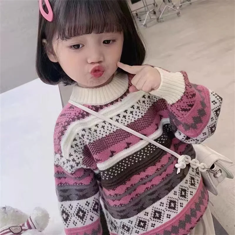 2022 년에 새로운 아동용 스웨터, 스타일이 다양하고 아름답고 따뜻합니다.