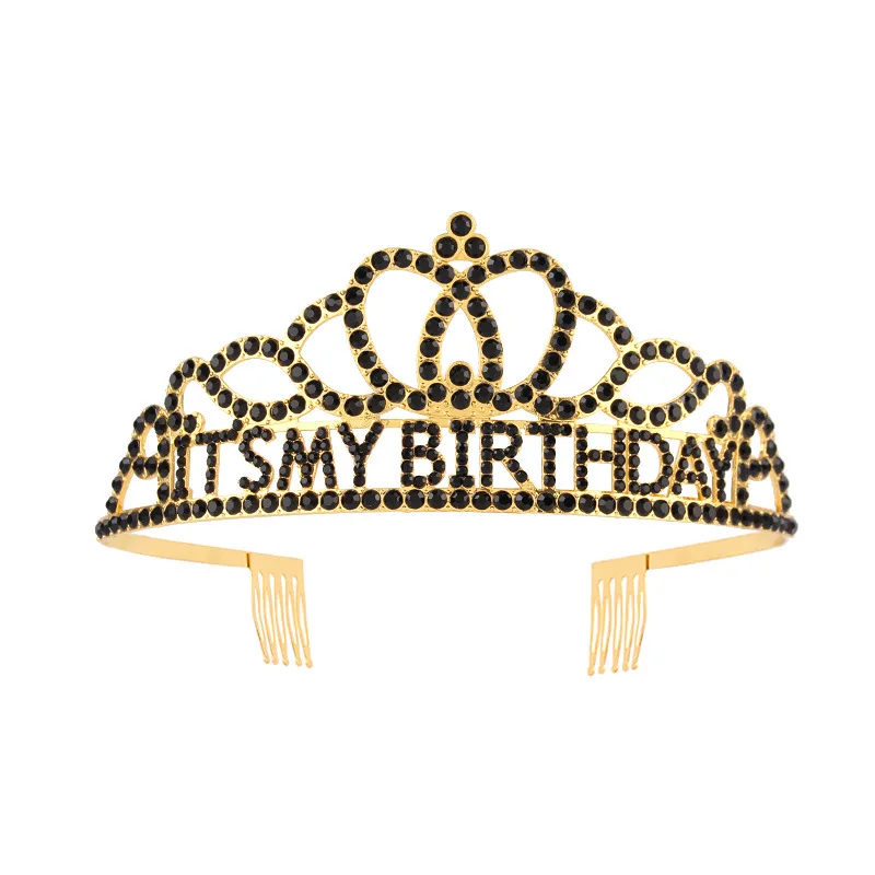 Fascia E Tiara Compleanno Oro Rosa Didder – Set Con Corona E Fascia Scritta 'Birthday Girl', Decorazioni Per Festa, Regalo Per Donne E Ragazze