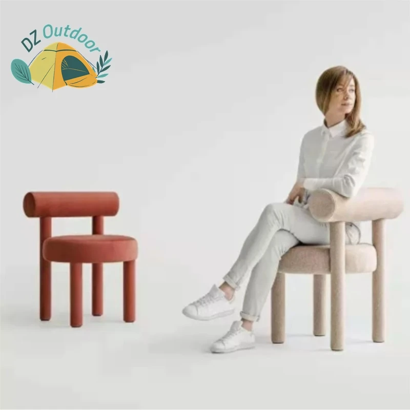 DZ Internet Celebrity Light Luxury Home Bedroom Dressing Table Makeup Chair Designer Model Room Creative Ins Dining Chair