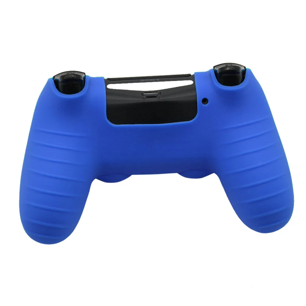 PS4 슬림 게임 핸들용 미끄럼 방지 소프트 실리콘 그립 커버 스킨, PS4 PS4 PRO 게임 컨트롤러 보호 케이스