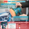 6-inch standard high-efficiency automatic wax polishing machine with multifunctional rotary tool with sponge lining 6