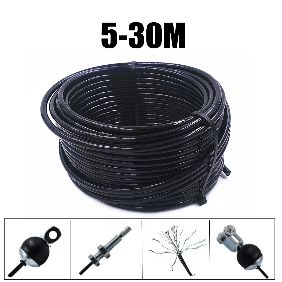 

5/6mm Thick Gym Cable Heavy Duty Steel Wire Rope For Cable Machine Home Gym Weight Lifting Pulley System Workout Accessories