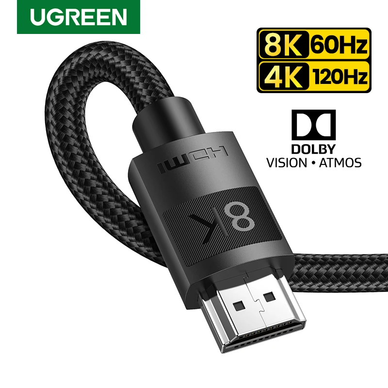 Ultra High-Speed 8K HDMI Cable with Dynamic HDR and Dolby Atmos Support