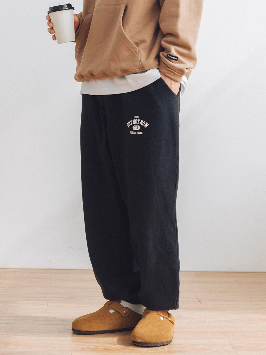 

714street Spring And Autumn Thickened Grey Pants