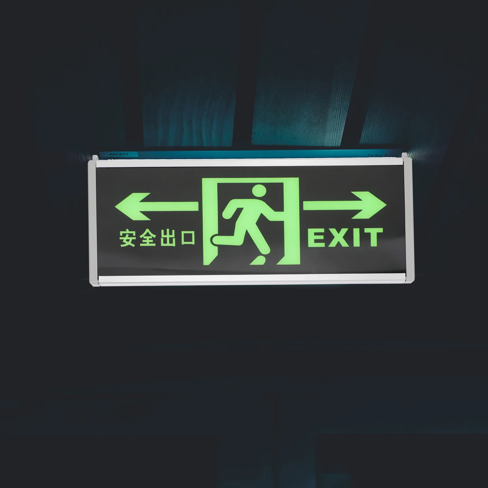 

Emergency Luminous Post Wall Exit Sign Evacuation Fluorescence Indicator Light Safety