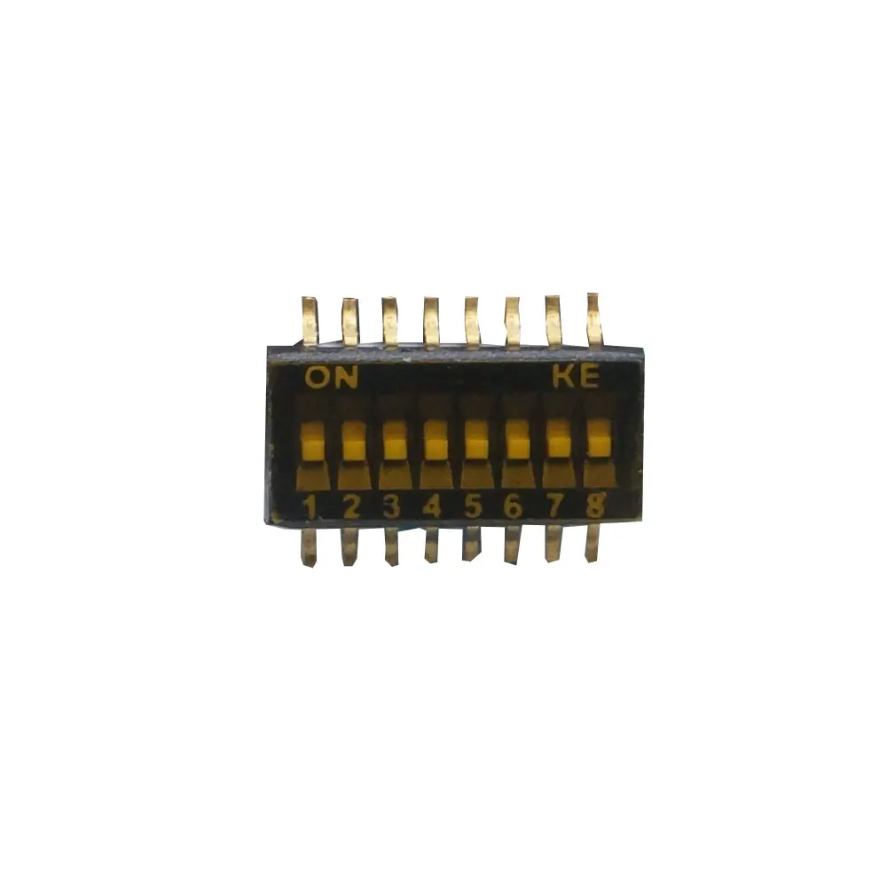 

10PCS DSHP08TSGER Eight 8 dial code switch 1.27mm pitch SOP-16 16PIN toggle switch ON KE ROHS .