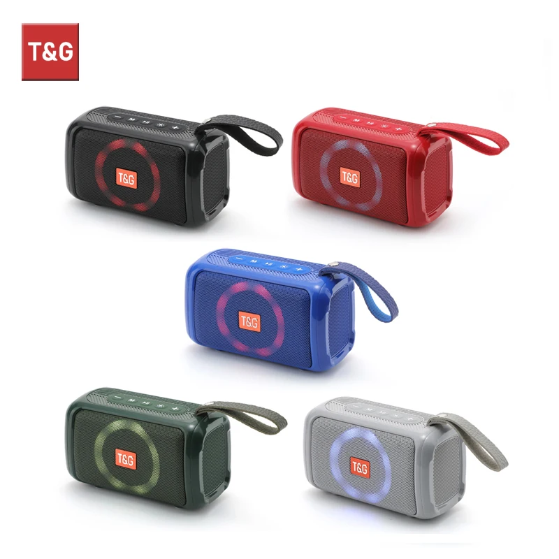 

TG193 Bluetooth Speaker LED Light Wireless Loudspeakers Portable Outdoor Waterproof Subwoofer Boombox Sports Music Center