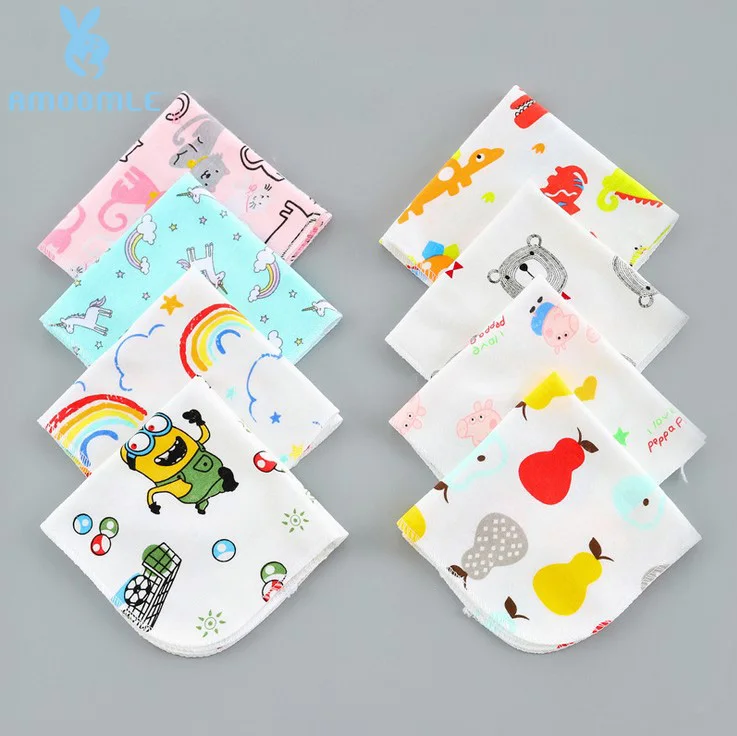 

6 layer Handkerchief Baby Bib Baby Face Towel Cotton