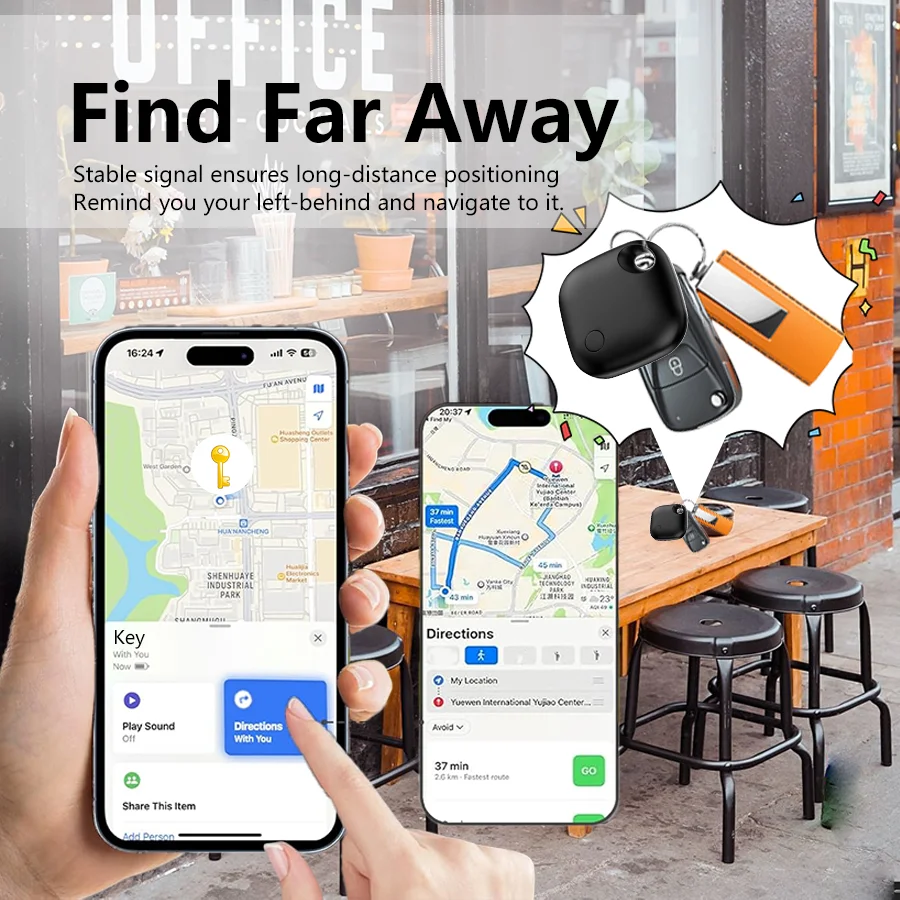Universal Bluetooth Tracker with USB-C Charging - Anti-Lost Locator