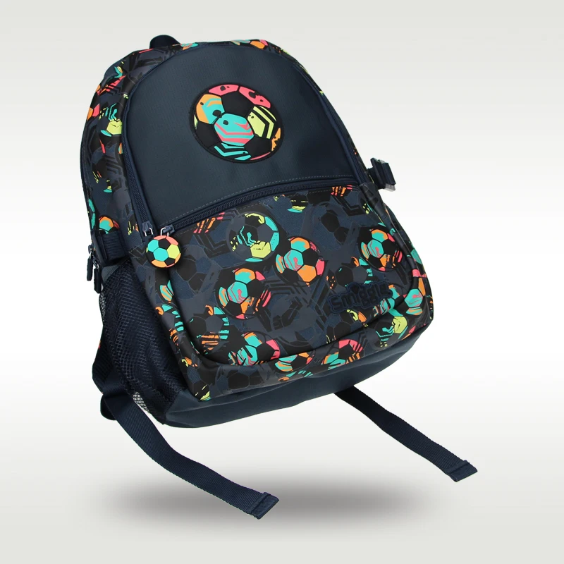Australia original Smiggle color football backpack children's backpack fashion versatile children's bag 7-16 years old 16 inches 6