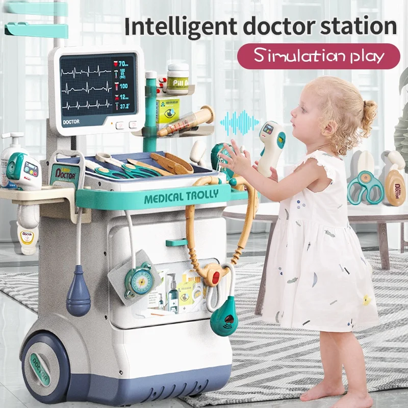 Simulazione Per Bambini Doctor Play Toy Set Medical Small Clinic Injection Tool Puzzle Gioco Di Ruolo Simulazione Doctor Play House Gift