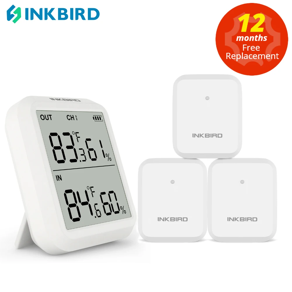 Inkbird Ith 20R Wireless Digital Indoor Outdoor Termometro Monitor Di Umidità Con Misuratore Di Temperatura Misuratore Di Umidità Camera Dell'Acquario