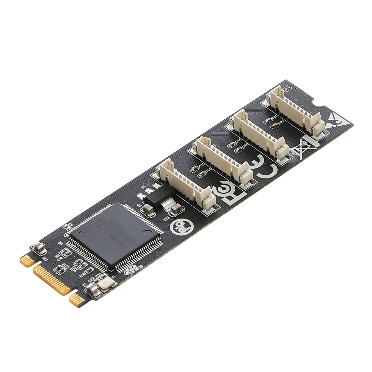 Cartão de Expansão do Porto Serial Industrial M.2 b Mais m para Db9 Portas com 4s db 9pin Rs232 Ngff 2280 mm - Imagem 6