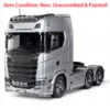 1/14 Scale 770S RC Tractor Truck Silver 56373 6X4 3-speed Remote Control Car Model Unpainted Kits with Motor RC Toy TH23666 1