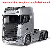 1/14 Scale 770S RC Tractor Truck Silver 56373 6X4 3-speed Remote Control Car Model Unpainted Kits with Motor RC Toy TH23666 1