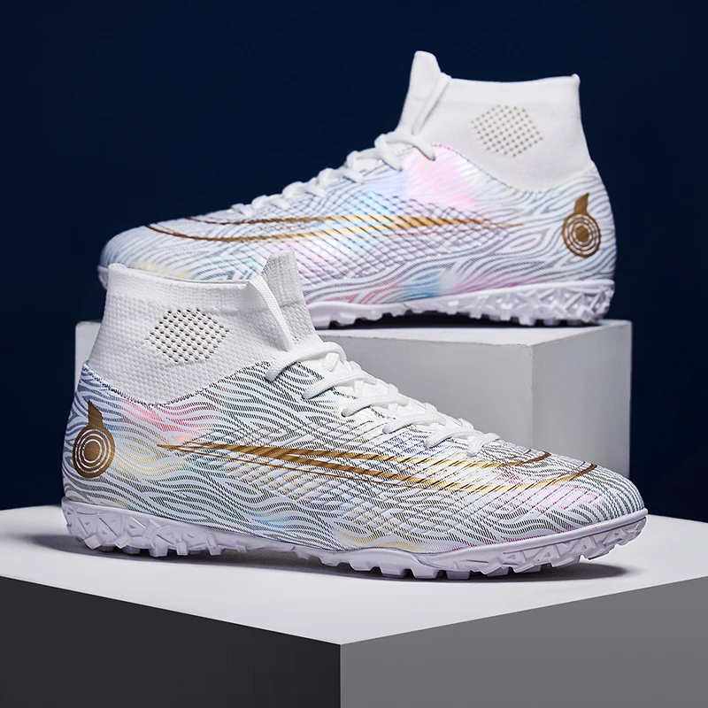 2023 Hot Professional Soccer Shoes Sneakers Men Indoor Soccer Cleats Fashion Kids Football Boots Men Futsal Shoes Plus size 47