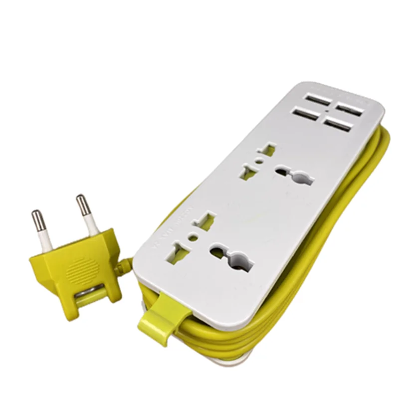 Travel Power Strip Usb Ports Extension Plug Usb Port Desktop Travel