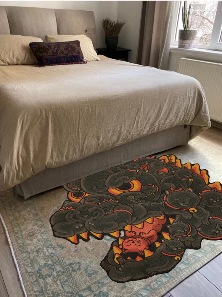 

Creative Art Dinosaur Carpet Luxury Large Area Living Room Carpets Comfortable Soft Bedroom Rug Thick Decorative Rugs Teppich IG