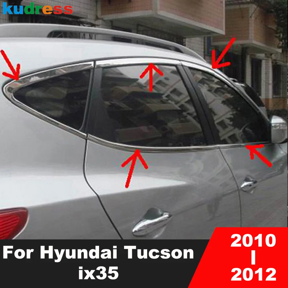Moldura Protectora Maletero Trasero Acero Inoxidable Para Hyundai Tucson 2022-2025, Plata