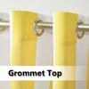 2 Panels Striped Outdoor Grommet Fliter Curtains For Patio, Gazebo And Cottage, Soft Fabric, Privacy, Weatherproof, Waterproof 2