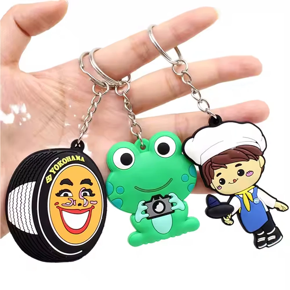 사용자 정의 PVC 키 체인 디자인 및 로고로 부드러운 고무 키 체인을 사용자 정의 DIY 실리콘 키 체인 장 키 태그를 사용자 정의