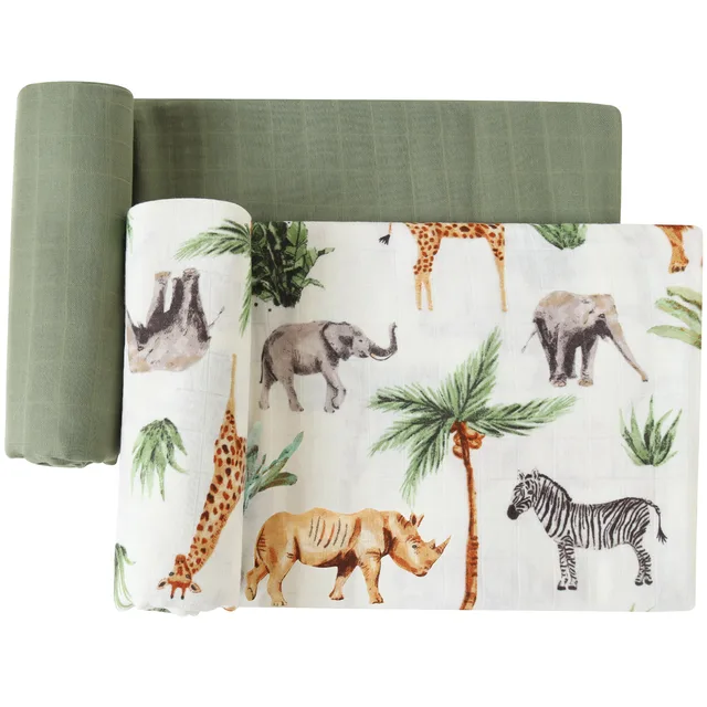 대나무 아기 담요 모슬린 싸는 담요는 아기의 편안한 수면을 위해 제작된 제품입니다.