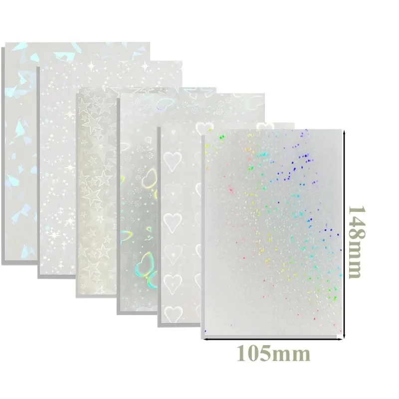 Lamination Film 50 Sheets Waterproof Cold Self-adhesive A6