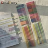 160/200 Sheets Stickers Transparent Bookmarkers Index Tabs Flags Sticky Note Stationery Tab Memo Pad School Office Supplies 1