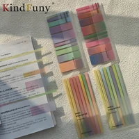 160/200 Sheets Stickers Transparent Bookmarkers Index Tabs Flags Sticky Note Stationery Tab Memo Pad School Office Supplies 1