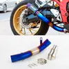 Motorcycle Exhaust Modified 63mm interface Middle Link Pipe Slip On For HONDA CB650F CBR650F 2014-2018 CB650R CBR650 2019-2022