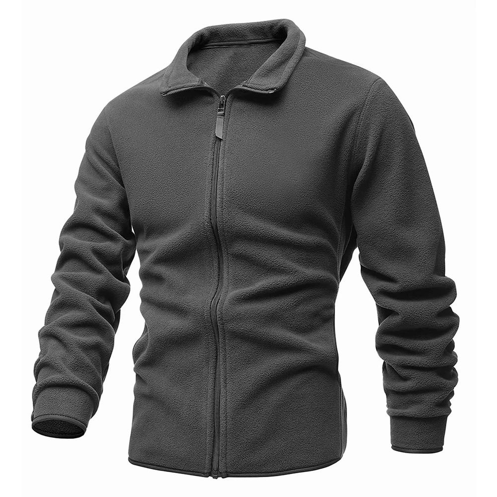 

Coat Jacket Daily Holiday Tops Warm Winter Brand New Casual Fleece Slim Fit Solid Color Stand Collar Suede Jacket