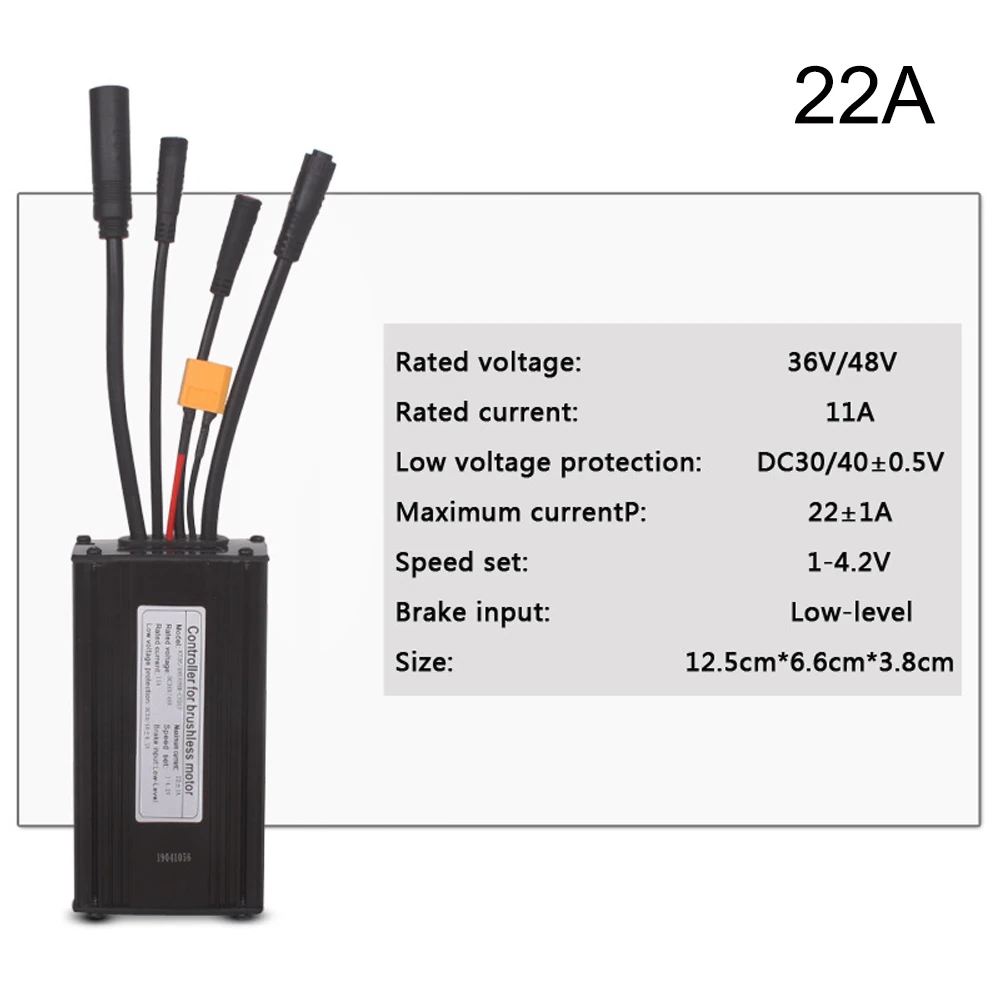 Sinewave Brushless Motor Controller 36V/48V 250-350W 500W 22A Waterproof for Electric Vehicle Ebike dc motor speed controller motor speed controller electric motor speed controller