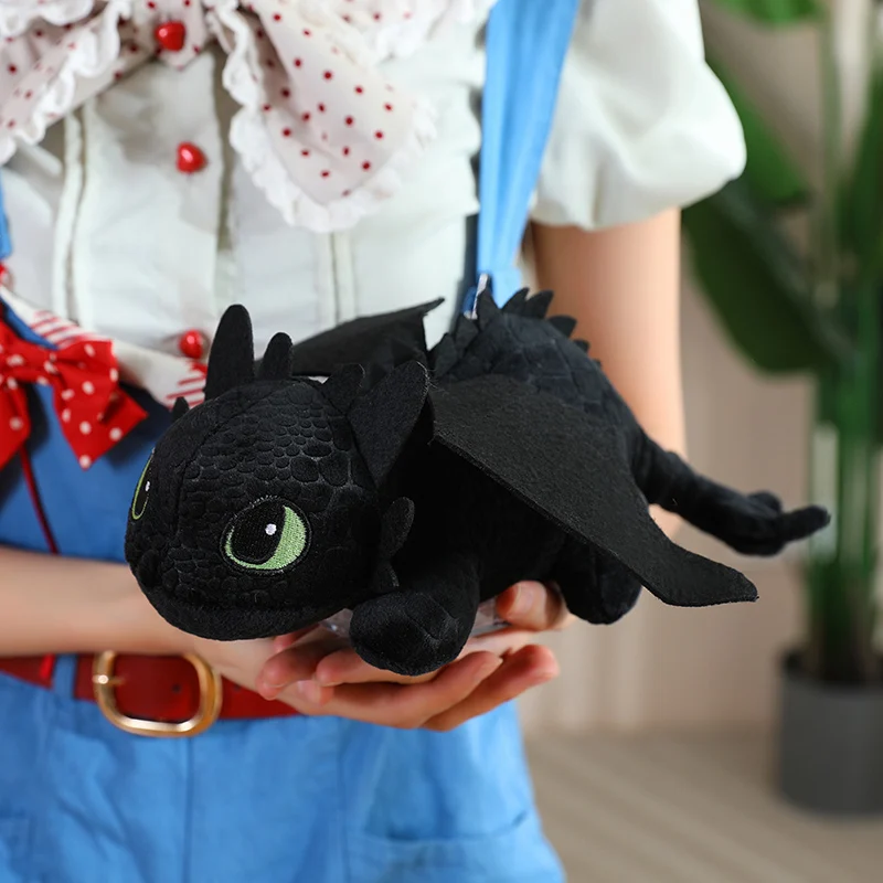 Kawaii Toothless Car Ornaments Dragon Toys White Black Dinosaurs Animal Stuffed Plush Toys In Stock Plush Kid Birthday Gifts