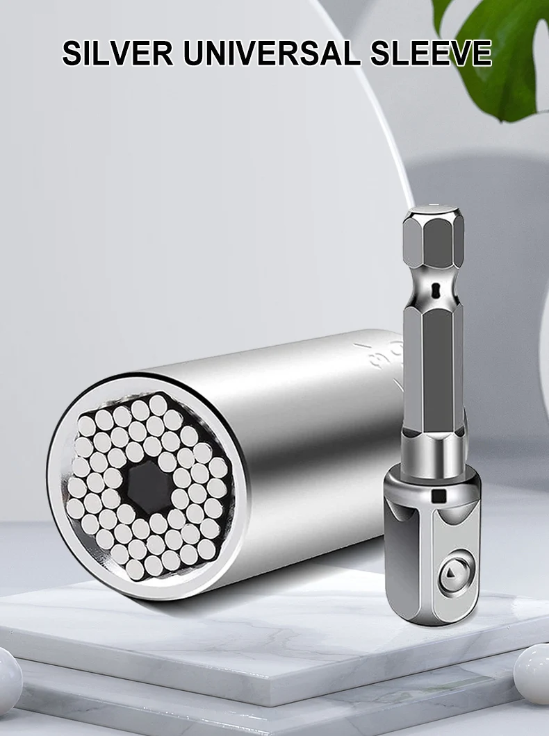 Multifunctional Magic Socket Wrench Extension Rod Electric Hand Drill Screw Tool Set Image 2