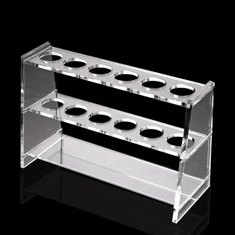 High Quality 10ml 25ml 50ml 100ml Color Comparison Tube Rack Colorimeter Tube Stand 6/12 Holes Single and Double Layers